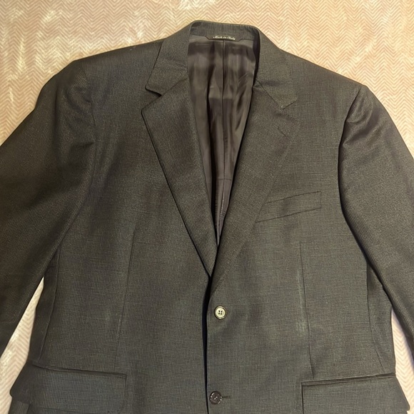 Canali 100% Wool men’s suit jacket in dark brown Sz 56 / 44” chest - Picture 2 of 16